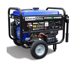 DuroMax Electric Start Dual Fuel Hybrid Portable Generator XP4400EH 4,400-Watt